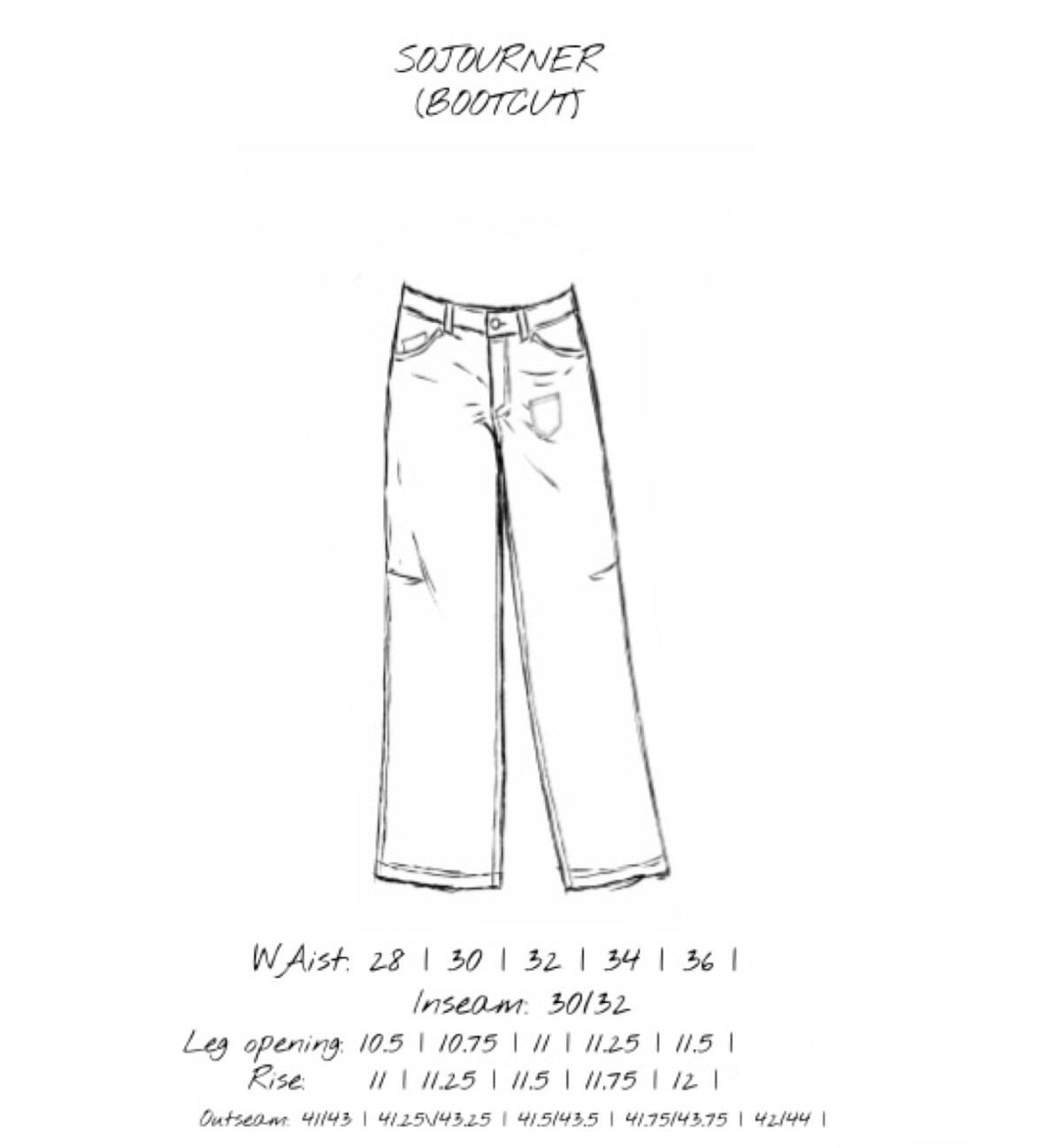 SOJOURNER PANTS (BOOTCUT)